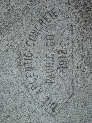 The Argentic Concrete Paving Co, 1912